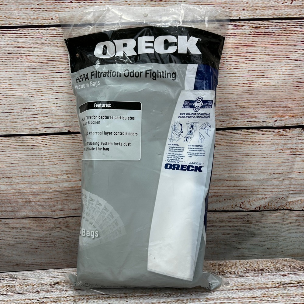 ORECK HEPA Filtration‎ Odor Fighting Vacuum Bags 6 Pack